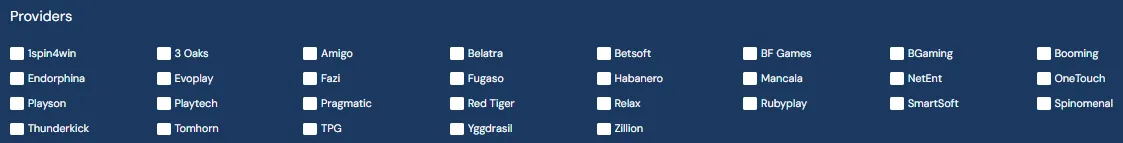 wagerpalace casino providers